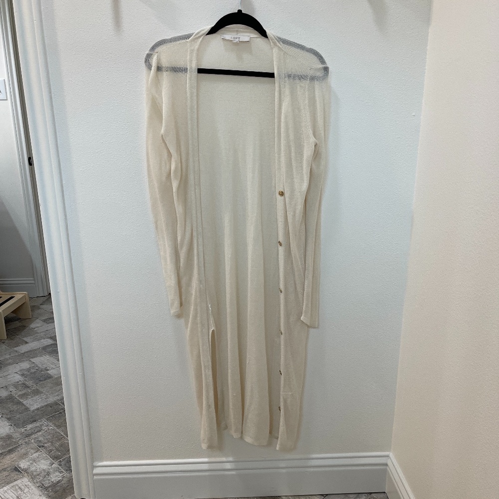 LOFT Calf Length Cardigan